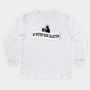 My Mystery Book Collection Label Kids Long Sleeve T-Shirt